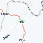 Map for location: B'Hai, Liberia
