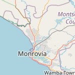 Map for location: Virginia, Liberia