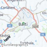 Map for location: Balti, Moldova