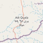 Map for location: Adi Kuala, Eritrea