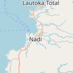 Map for location: Nadi, Fiji