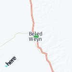 Map for location: Beled Weyn, Somalia