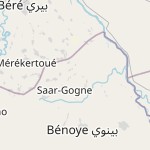 Map for location: Saar, Chad