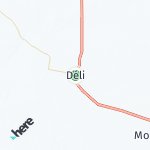 Map for location: Déli, Chad