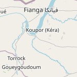 Map for location: Kéra, Chad