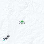 Map for location: Dera, Ethiopia
