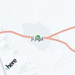 Map for location: Jijiga, Ethiopia