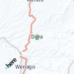 Map for location: Dara, Ethiopia