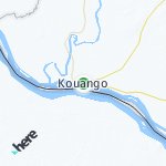 Map for location: Kouango, Central African Republic
