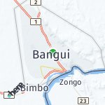 Map for location: Bangui, Central African Republic