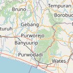 Map for location: Purworejo, Indonesia