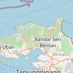 Map for location: Bintan, Indonesia