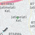 Map for location: Jatimelati, Indonesia