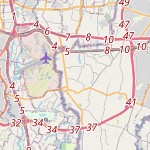 Map for location: Jatiwaringin, Indonesia