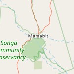 Map for location: Marsabit, Kenya