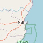 Map for location: Malindi, Kenya