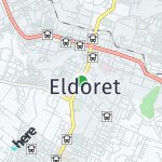 Map for location: Eldoret, Kenya