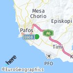 Map for location: Geroskipou, Cyprus