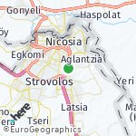 Map for location: Strovolos, Cyprus
