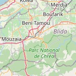 Map for location: Blida, Algeria