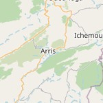 Map for location: Arris, Algeria