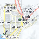Map for location: Al Zahra, Jordan