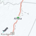 Map for location: Alhasa, Jordan