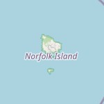 Map for location: Kingston, Norfolk Island