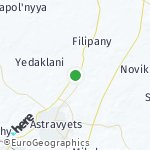 Map for location: Mali, Belarusia
