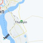 Map for location: Thanlyin, Myanmar