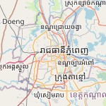 Map for location: Phnom Penh, Cambodia