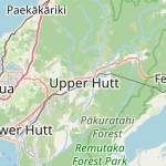 Map for location: Upper Hutt, New Zealand
