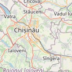 Map for location: Chisinau, Moldova
