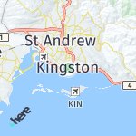 Map for location: Kingston, Jamaica