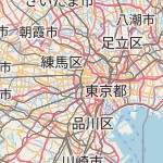 Map for location: Shinjuku-ku, Japan