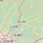 Map for location: Shirakawa-cho, Japan