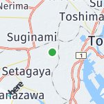 Map for location: Shibuya-ku, Japan