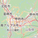 Map for location: Kofu-shi, Japan