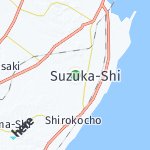 Map for location: Suzuka-shi, Japan