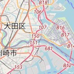 Map for location: Haneda, Japan