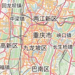 Map for location: Chongqing, China