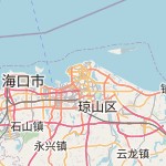 Map for location: Haikou, China