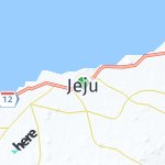 Map for location: Jeju, South Korea