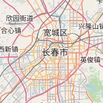 Map for location: Changchun, China