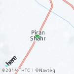 Map for location: Piran Shahr, Iran