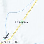 Map for location: Gulshan, Iran