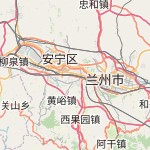 Map for location: Lanzhou, China