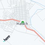 Map for location: Halach, Turkmenistan