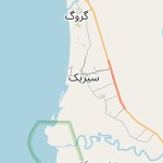 Map for location: Sirik, Iran