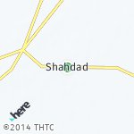 Map for location: Shahdad, Iran